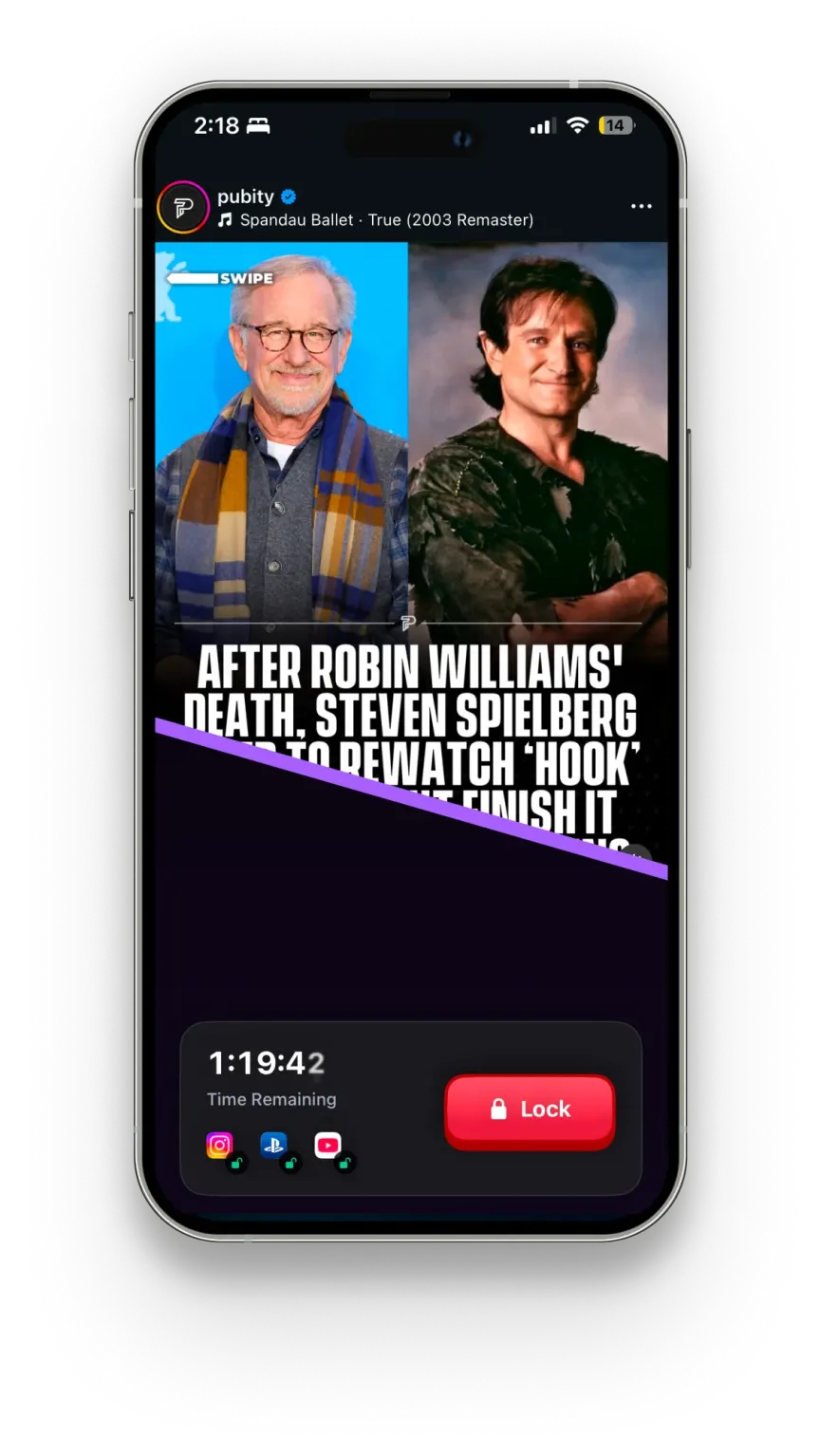 Unlock apps with earned time